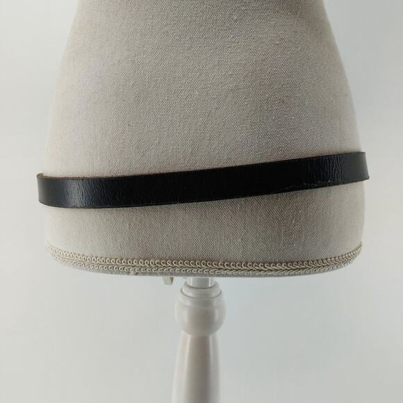 Vintage Nike Women's Men's Unisex Black Leather Belt Size 40 Casual Silver Tone - Picture 9 of 11